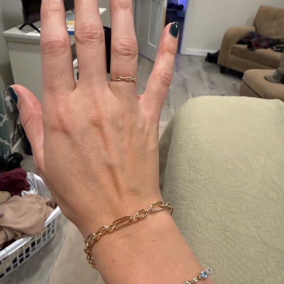 14K Yellow Gold Chain Bracelet - Picture 5 of 5